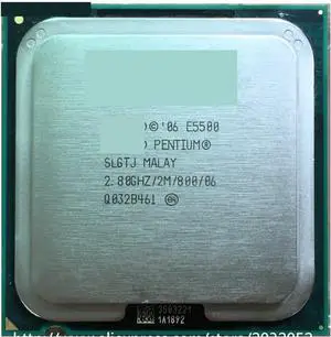 CPU E5500 Desktop I P CPU E5500 2.8GHz 2MB/ Processor LGA 775 Scrattered Pieces Welcome to Order