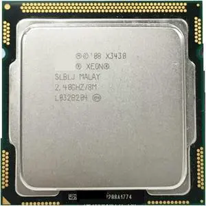 CPU forXeon CPU X3430 CPU 2.4GHz/ LGA 1156 /8MB L3 Cache/quad-CORE/95W Processor Scrattered Piece Processing Unit