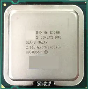 CPU c 2 Duo Processor E7300 (3M Cache, 2.66 GHz, 1066 MHz FSB) Dual-Core CPU LGA 775 Desktop Processor Welcome to Order
