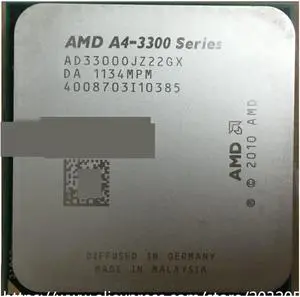 CPU A A4 3300 2.5GHz 1MB 65W CPU Processor FM1 Scrattered Pieces A4-3300 APU Welcome to Order