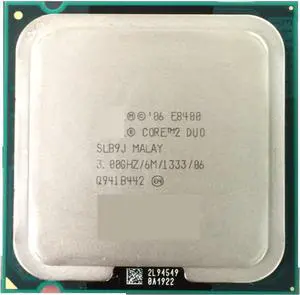 CPU c 2 Duo Processor E8400 (6M Cache, 3.00 GHz, 1333 MHz FSB) SLB9J EO LGA775 Desktop CPU I Central Processing Unit Welcome to Order