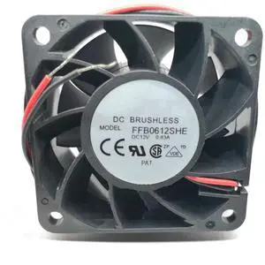 10 PCS  DC12V 0.83A FFB0612SHE 6038 6cm 2-Wire Server Cooling Fan