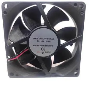 10 PCS 1.56A RS8025B12UH-S 8025 8cm 2-Wire high air Volume Ball Bearing Cooling Fan