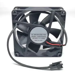 10 PCS DC24V 0.20A FD802524HS 8025 8cm 2-Wire Cooling Fan