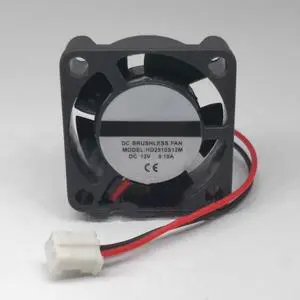 10 PCS  DC12V 0.10A HD2510S12M 2510 25mm 2-Wire Cooling Fan