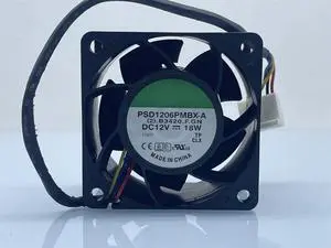 10 PCS  DC12V 18W PSD1206PMBX-A 6038 6cm 4-Wire high Speed Large air Volume Cooling Fan