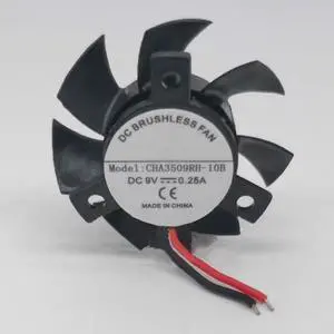 DC9V 0.25A CHA3509RH-10B 2-Wire Graphics Card Cooling Fan