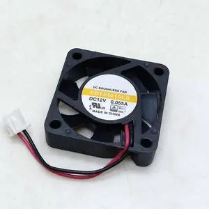 DC12V 0.055A FD124010LB 4010 4cm 2-Wire Dual Ball Silent Cooling Fan DC12V 0.055A FD124010LB 4010 4cm 2-Wire Dual Ball Silent Cooling Fan