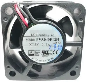 DC12V 0.16A PVA040F12H 4020 4cm 2-Wire Cooling Fan
