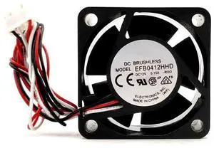 DC12V 0.15A EFB0412HHD 4020 4cm 3-Wire Switch Silent Cooling Fan DC12V 0.15A EFB0412HHD 4020 4cm 3-Wire Switch Silent Cooling Fan