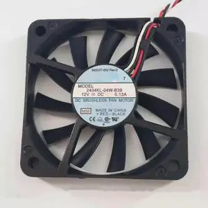 DC12V 0.13A 2404KL-04W-B39 6010 6cm 3-Wire Inverter Cooling Fan