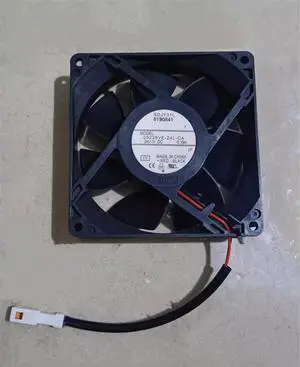 DC24V 0.19A 09225VE-24L-CA 9225 92mm 2-Wire Double Ball Bearing Inverter Cooling Fan