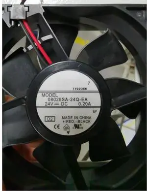 DC24V 0.20A 08025SA-24Q-EA 8025 8cm 2-Wire Inverter Cooling Fan