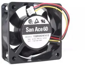 DC24V 0.05A 109R0624F413 6025 6cm 3-wire inverter cooling fan