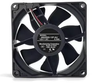 DC12V 0.30A 08025SS-12P-AU 8025 8cm 3-wire inverter cooling fan