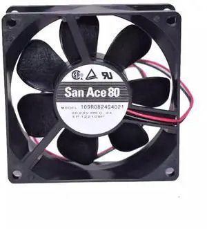 DC24V 0.2A 109R0824G4021 8025 8cm 2-wire inverter cooling fan