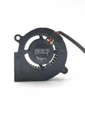 DC12V 0.15A AB05012DX200600 5020 5cm 3-wire projector cooling fan
