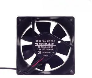 DC24V 160mA ASF865A2401 8025 8cm 2-wire inverter cooling fan