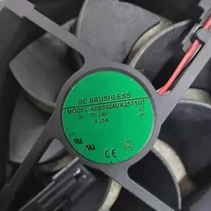 DC24V 0.25A AD0924UX257100 9025 9cm 2-wire inverter cooling fan