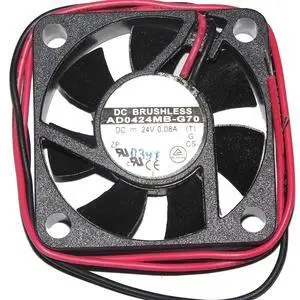 DC24V 0.08A AD0424MB-G70 4010 4cm 2-wire dual ball bearing cooling fan