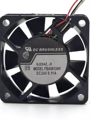 DC24V 0.11A FBA06T24H 6015 6cm 3-wire inverter cooling fan