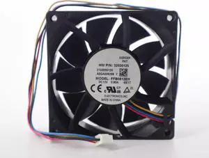 DC12V 0.80A FFB0812EH 8025 8cm 4-wire temperature control cooling fan