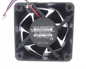 DC24V 100mA ASFN60372 6025 6cm 2-wire inverter cooling fan
