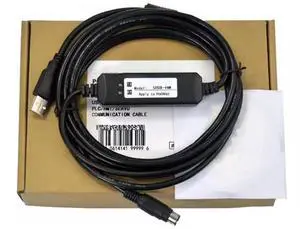 10 PCS  USB-HW Applicable Communication Download Cable E/S/H/C/T Programming Cable Economy Model Dual Chip Design Industrial Grade 3 Meter