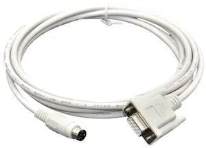 10 PCS  Applicable AFC8513 FP0, FP2, FP-M, FP-X, FP-E, FP-G and Other Series PLC Programming Cable Download Cable White Length(15m)