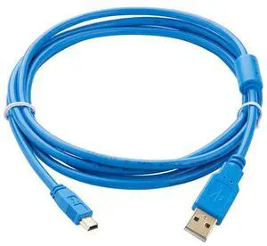 10 PCS  JZSP-CVS06-02-E Applicable Servo Drive Cable -V 7S Data Programming Download Line Gold Plated Interface (Blue)