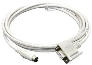 10 PCS  AFC8513 Compatible PLC Programming Cable FP0 FP2 FP-M FP-X FP-E FP-G Series Data Communication Download Cable (White 10m)