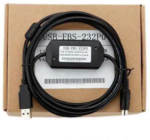 10 PCS  USB-FBS-232P0 forFBS Series PLC Programming Cable Download Data Cable (3m)