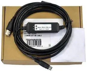 10 PCS  S5-L-T00-3.0 for IS550 servo Drive Debugging Cable Data Cable Programming Cable Communication Download Cable Soft Cable Plain Type 3Meter