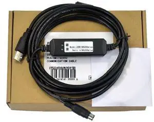 USB-NA200plus Applicable PLC Programming Cable USB Download Cable Data Cable Debugging Communication Cable Transmission Stability Debugging Cable Normal 3 Meters
