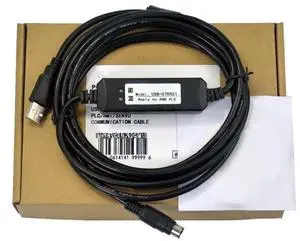 USB-07KR51 for PLC Communication Cable Computer USB Interface Programming Cable Debugging Download Cable Data Cable General 3 Meter