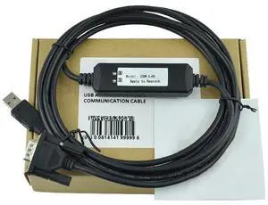 USB-L40 PLC Debugging Cable and Computer USB Programming Cable Eco-Friendly Cable Download Cable Data Cable Dual chip Design Industrial Grade 3 Meter