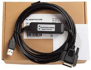 USB-AFP8550 Programming Cable for FP3/FP5 Series PLC Link Download Cable Data Cable Debugging Cable Normal 3 Meter