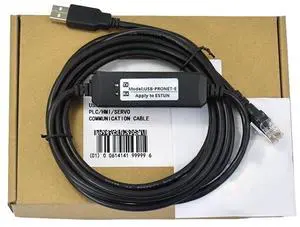 10 PCS  USB-PRONET-E for Servo Drive Debugging cable Communication cable Programming cable USB port data cable Download cable Normal 3 Meter