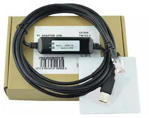 10 PCS  USB11A Applicable Inverter Programming Cable Panel Data Debugging Cable Download Cable Data Cable Communication Cable Dual Chip Design Industrial Grade 3 Meter