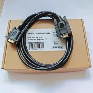 10 PCS  990NAA26320 Data Download Cable for RS232 Port Communication PLC Programming Cable Gold-Plated Plugs