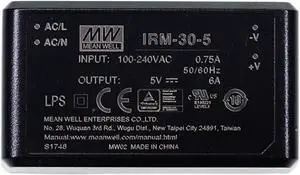 IRM-30-5 30W PCB assemble Encapsulated DC Power Module 110V/220V AC to 5V DC 6A Module type Power Supply PSU