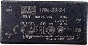 IRM-20-24 21.6W PCB-mount assemble Encapsulated Power Module 110V/220V AC to 24V DC 0.9A 21W Module type Power Supply