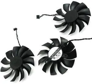 Graphics Card Cooling Fans Suitable forEVGA GTX 1080 TI FTW3 DT Gaming/Black Elite Series Desktop 87mm PLA09215B12H 12V 0.55A 4Pin Video Card Cooler Fans GPU Fan
