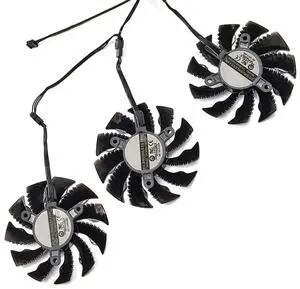Graphics Card Cooling Fans Suitable forGigabyte GeForce RTX 3070 3070Ti Eagle RTX 3060 3060Ti Gaming Radeon RX 6500XT 6600XT 6700XT Gaming Series Desktop 75mm PLD08010S12HH 12V 0.35A 4 Pin GPU Fan