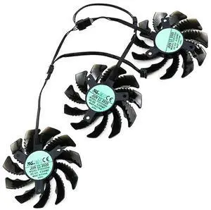 3pcs/ lot Graphics Card Cooling Fans Suitable forGigabyte forAORUS GTX 1060 1070 1080 G1 GTX 1070Ti 1080Ti Gaming forNVIDIA GTX 960 970 980Ti P104 Desktop T128010SU 78mm 12V 0.50A 4Pin GPU Fan (3PCS)