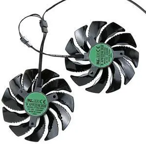 Graphics Card Cooling Fans Suitable forGigabyte P106 GTX 1050 1050ti 1060 1070 1070Ti 960 RX 470 480 570 580 Gaming Series Desktop T129215SU 88mm 12V 0.50A 4Pin Video Card Cooler Fans GPU Fan (2PCS)