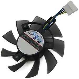Graphics Card Cooling Fans Suitable forASUS TUF GTX 1650 1650S 1660 1660S 1660Ti Gaming for TUF RTX 2060 Gaming Series Desktop FD8015U12D 75mm 12V 0.50A 6Pin Video Card Cooler Fans GPU Fan (Fan-A)