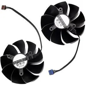 Graphics Card Cooling Fans Suitable forEVGA RTX 3050 3060 3060TI XC Gaming Series Desktop PLD09220S12H 87mm 12V 0.55A 4Pin Video Card Cooler Fans GPU Fan (2pcs)