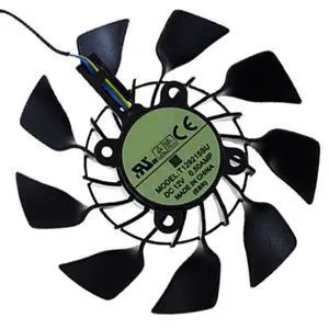 Graphics Card Cooling Fans Suitable forASUS GTX 780 780TI 970 980 R9 280 280X 290 290X 390X Matrix Series Desktop T129215SU 95mm 12V 0.5A 5Pin Video Card Cooler Fans GPU Fan (Fan-B)