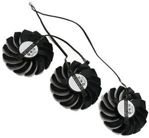 Graphics Card Cooling Fans Suitable forMSI RTX 3060 3060Ti 3070 3070TI 3080 3080TI 3090 Ventus 3X Series Desktop PLD09210S12HH PLD09210B12HH 85mm 12V 0.40A 4Pin Video Card Cooler Fans GPU Fan
